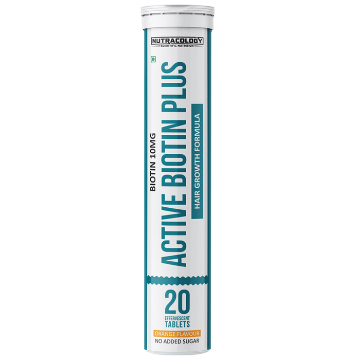 Nutracology Active Biotin Plus Effervescent Tablet (20 Each) Orange