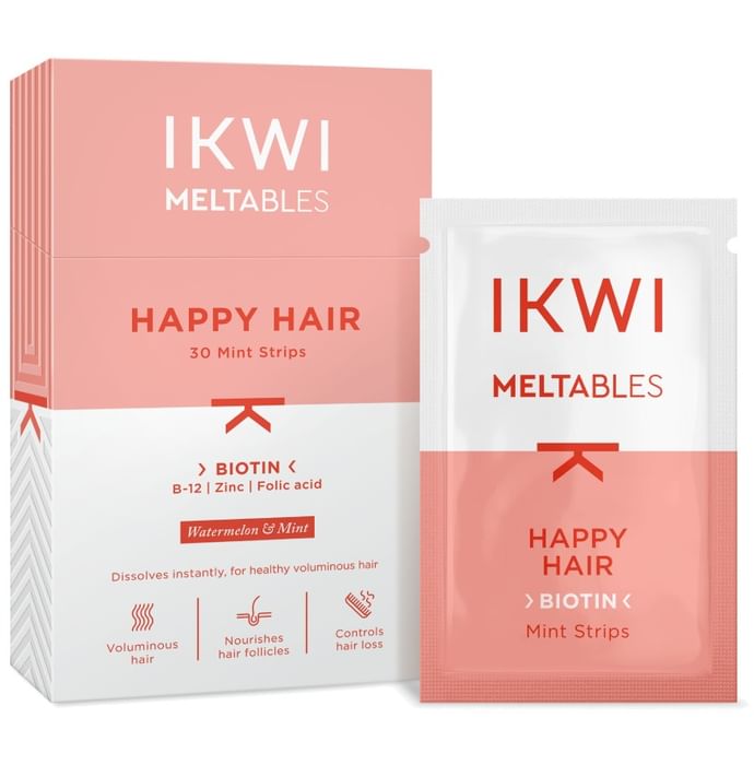 Ikwi Meltables Happy Hair Mint Disintegrating Strip