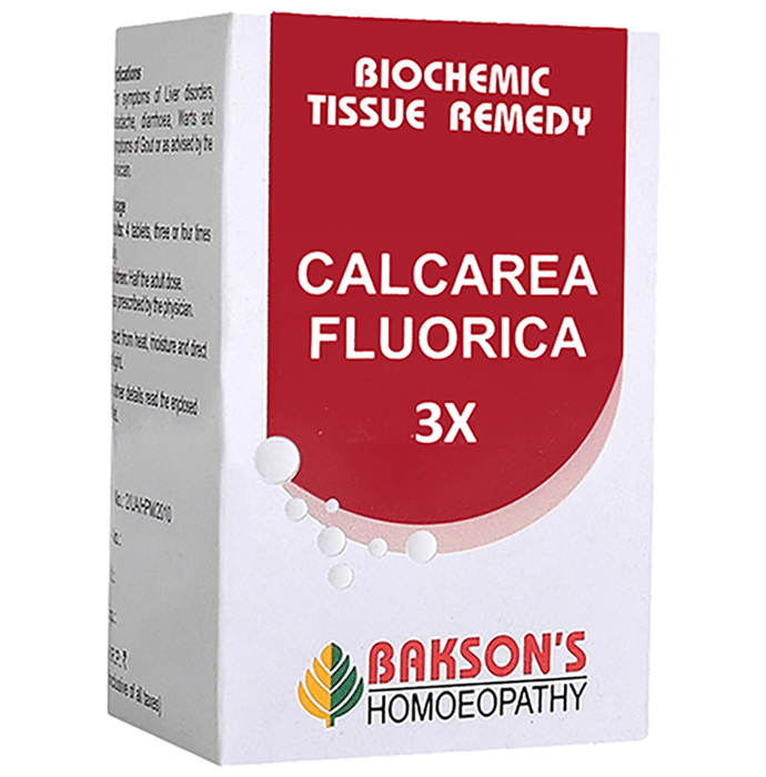 Bakson's Calcarea Fluorica Biochemic Tablet 3X