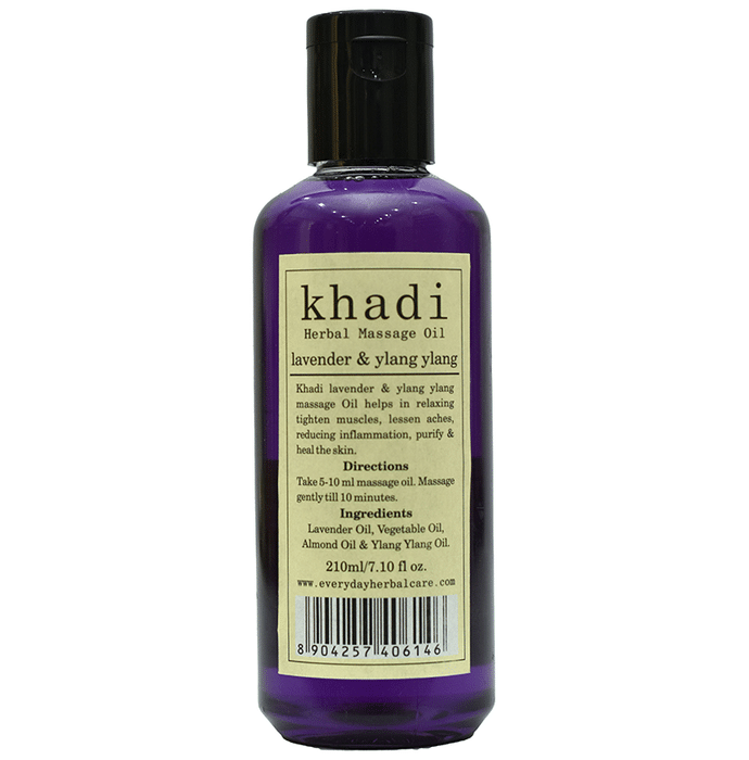Khadi Herbal Lavender & Ylang Ylang Massage Oil