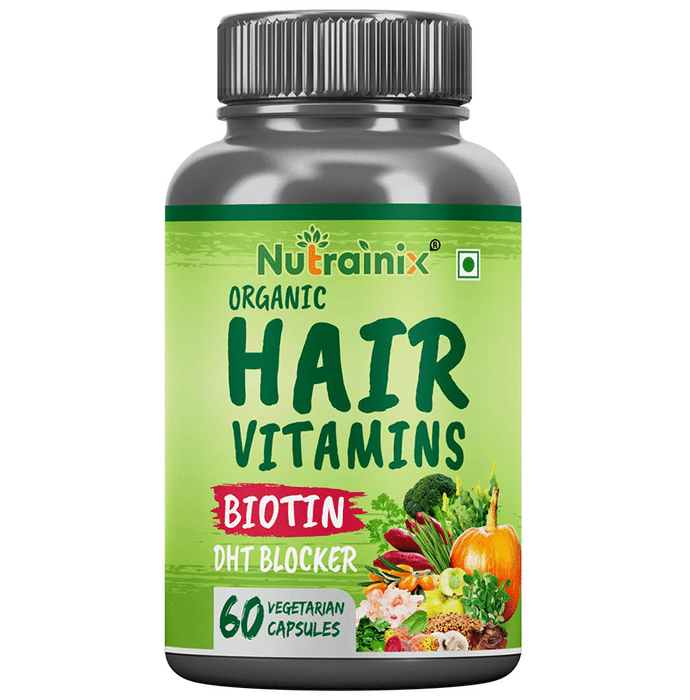 Nutrainix Hair Vitamins with Biotin Vegetarian Capsule