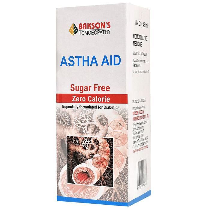 Bakson's Astha Aid Syrup Sugar Free