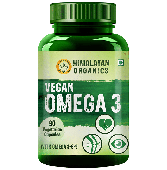 Himalayan Organics Vegan Omega 3 Vegetarian Capsule
