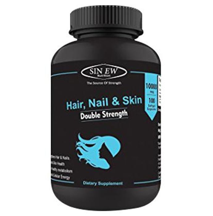 Sinew Nutrition Hair, Nail & Skin 10000mcg Capsule