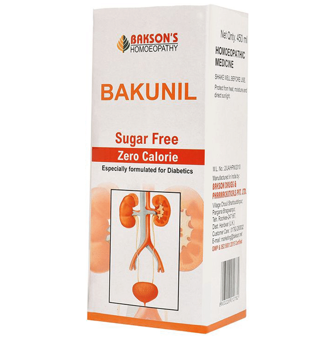 Bakson's Bakunil Syrup Sugar Free