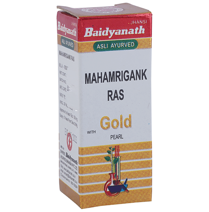 Baidyanath (Jhansi) Mahamrigank Ras with Gold Pearl Tablet
