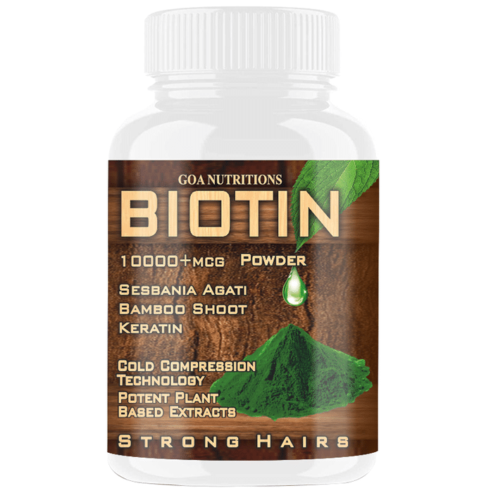 Goa Nutritions Biotin 10000+mcg Powder
