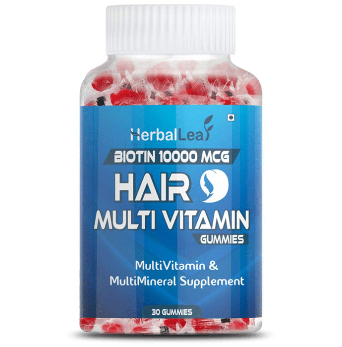 HerbalLeaf Biotin Hair Multi Vitamin Gummy