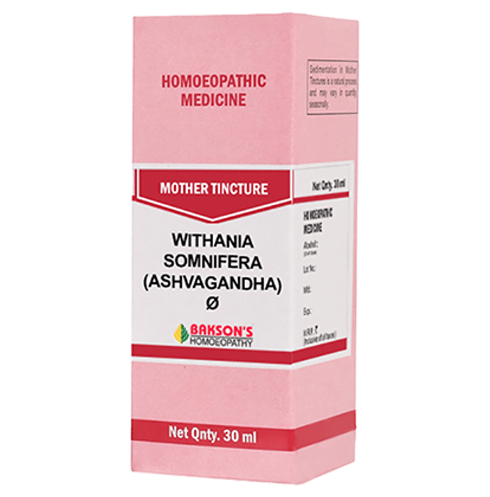Bakson's Withania Somnifera ( Ashvagandha) Mother Tincture Q