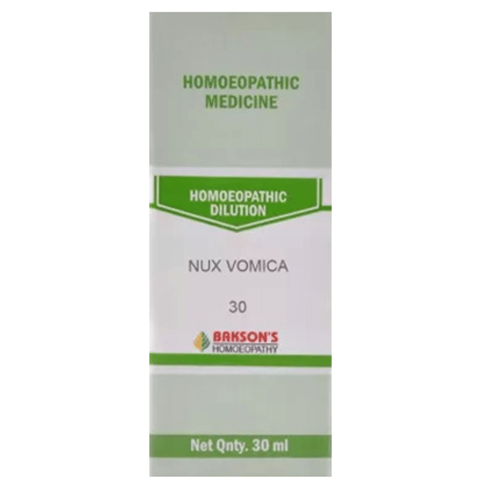 Bakson's Nux Vomica Dilution 30 CH