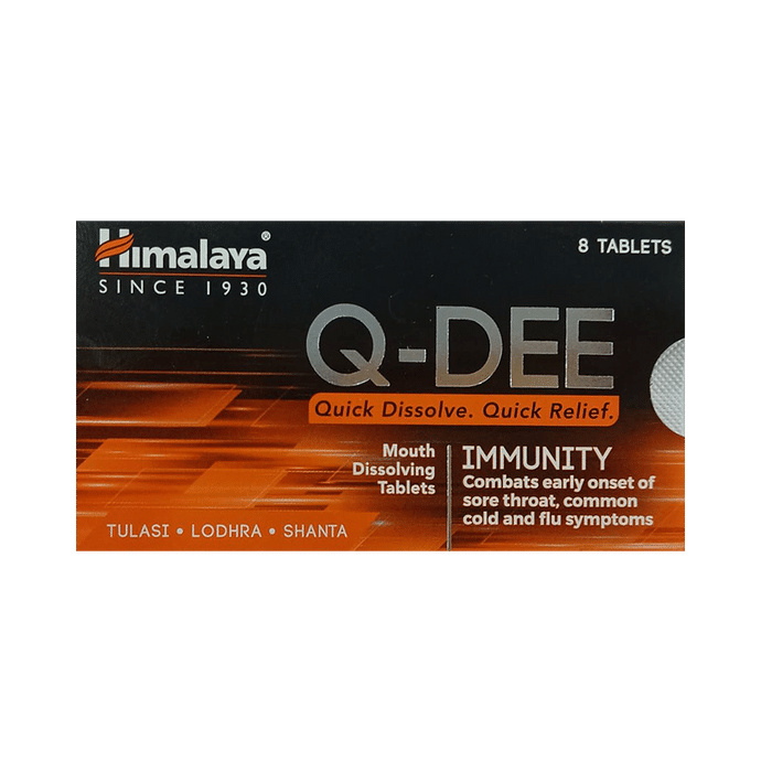 Himalaya Q-Dee Tulasi+Lodhra+Shanta Tablet MD