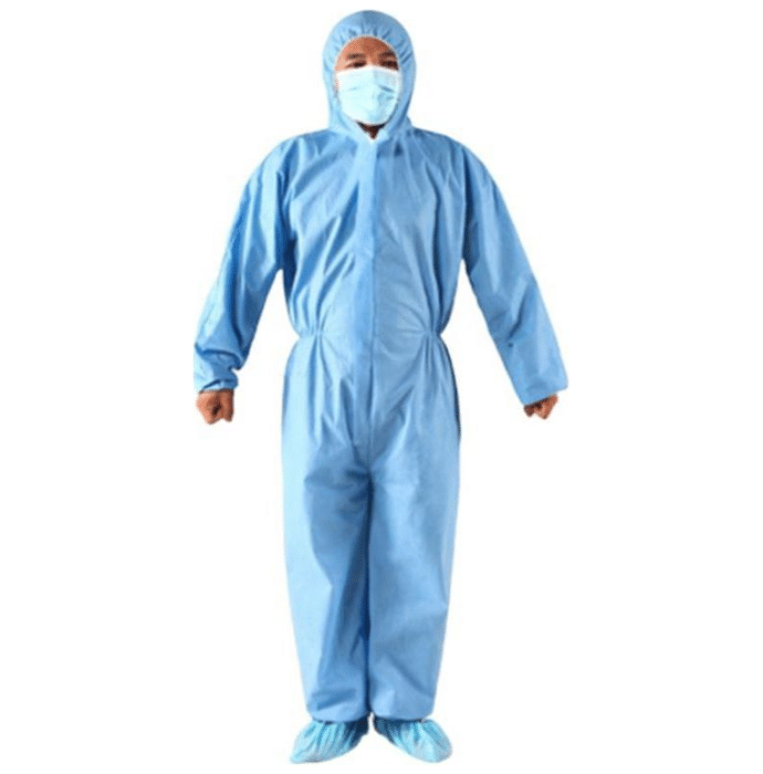 DCG 3 Ply PPE Suit (75 GSM) XL Blue