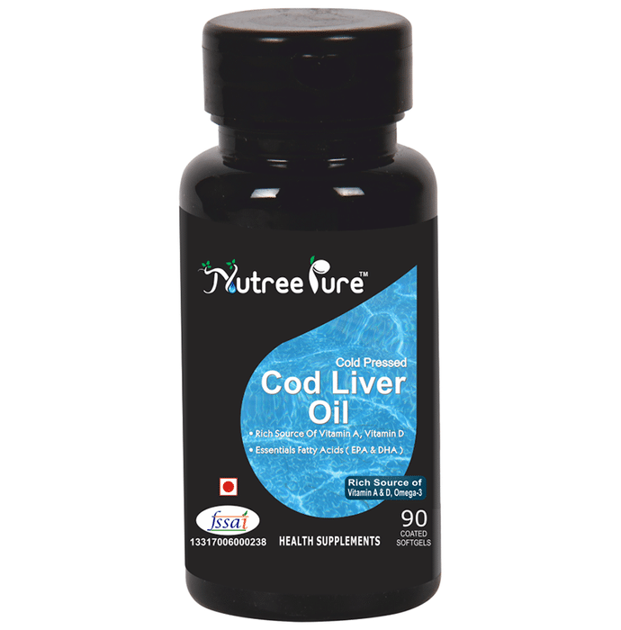 Nutree Pure Cod Liver Oil Coated Softgels
