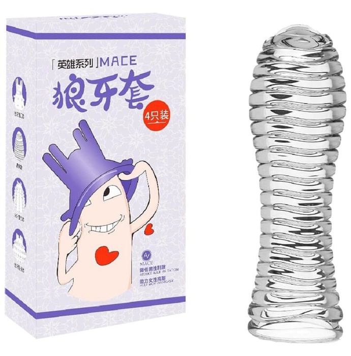 Labrador India New Sweet Heart Dotted Crystal Condom