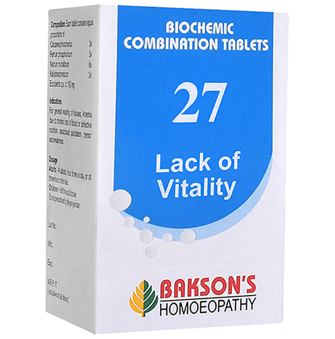 Bakson's Biocombination 27 Tablet