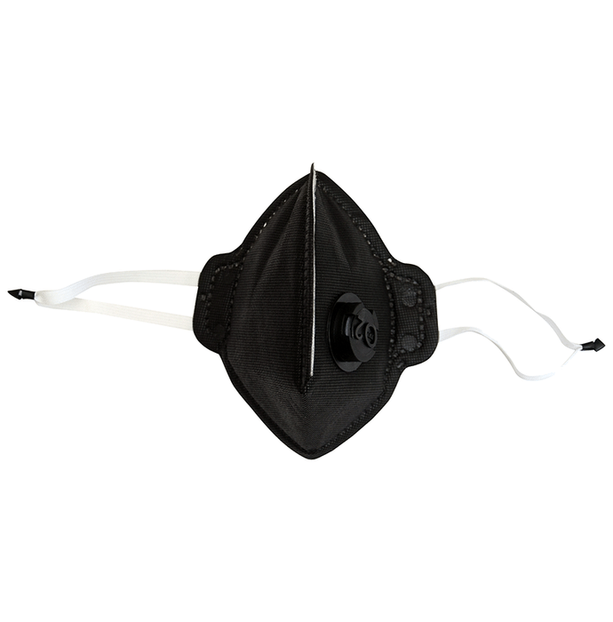 Dominion Care Non Woven 6 Layer Mask with Adjustable Elastic & Nose Pin Black
