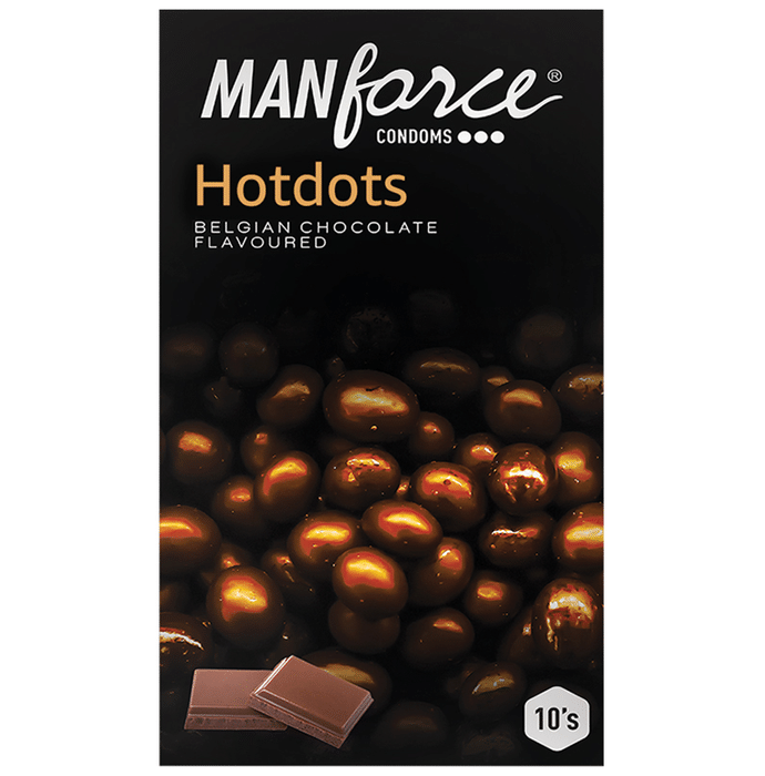Manforce Condom Hotdots Belgian Chocolate