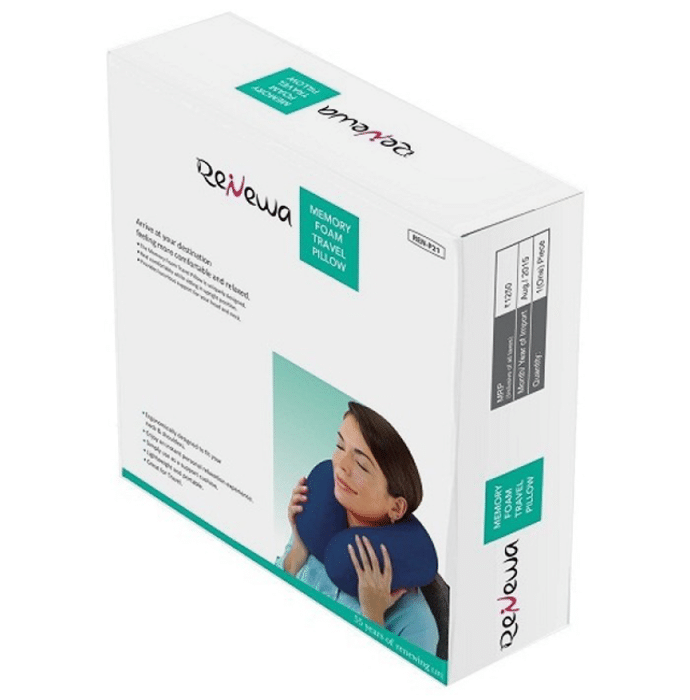 Renewa Neck U Shaped Memory Foam Travel Pillow