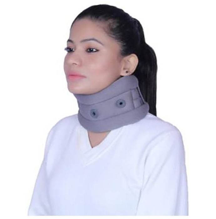 Kudize Large Grey Cervical Soft Collar Firm Density Neck Support Brace