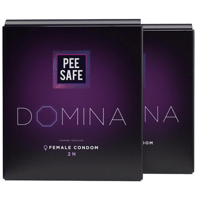 Pee Safe Domina Female Condom (2 Each) with Disposable Bags