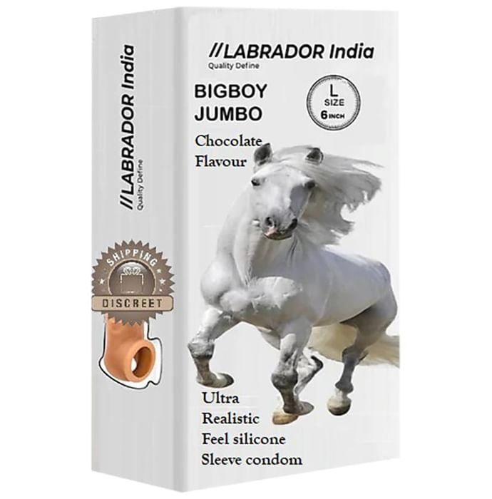 Labrador India Big Boy Jumbo Condom Large Chocolate