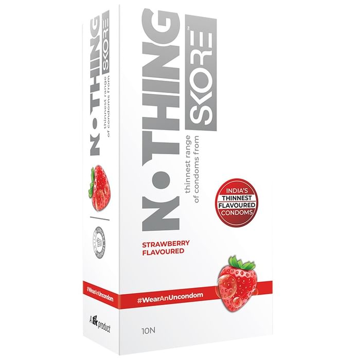 Skore Nothing Condom Strawberry