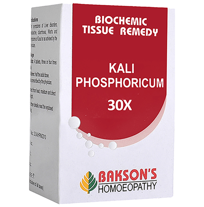 Bakson's Kali Phosphoricum Biochemic Tablet 30X