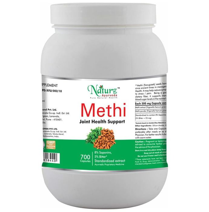 Naturz Ayurveda Methi 500mg Capsule