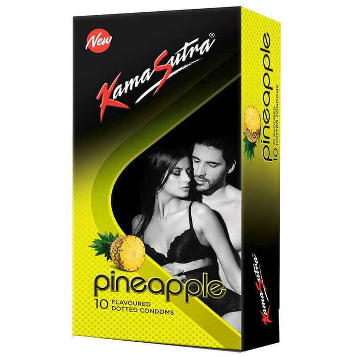 KamaSutra Dotted Condom Pineapple