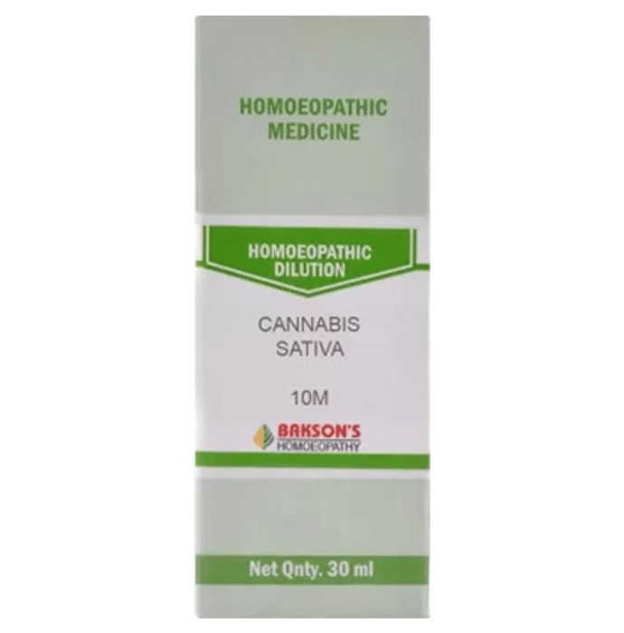 Bakson's Cannabis Sativa Dilution 10M