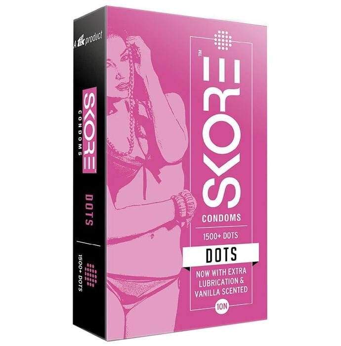 Skore Colored With Raised Dots Condom