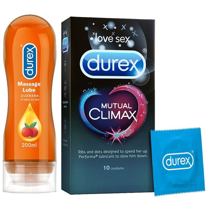 Durex Honeymoon Pack (Mutual Climax Condoms + Stimulating Lube)