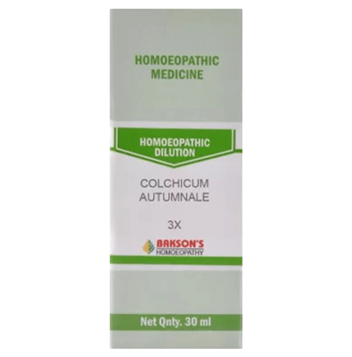 Bakson's Colchicum Autumnale Dilution 3X