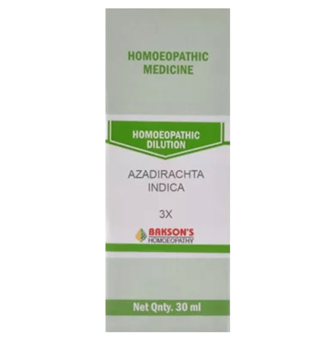 Bakson's Azadirachta Indica Dilution 3X