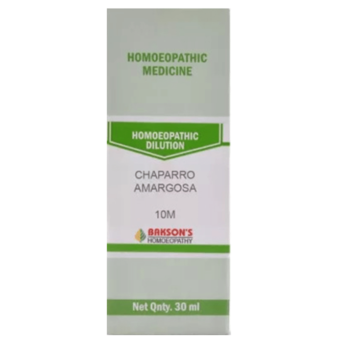 Bakson's Chaparro Amargosa Dilution 10M
