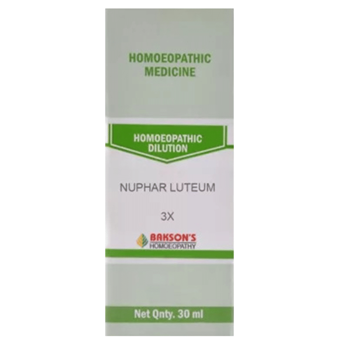 Bakson's Nuphar Luteum Dilution 3X