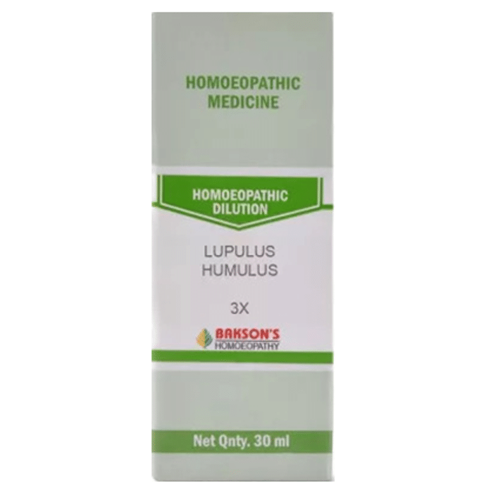 Bakson's Lupulus Humulus Dilution 3X