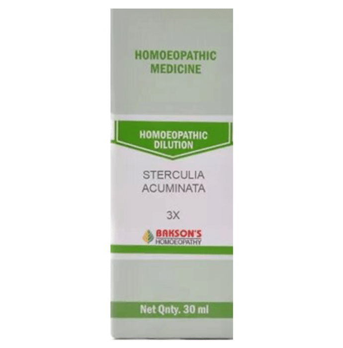 Bakson's Sterculia Acuminata Dilution 3X