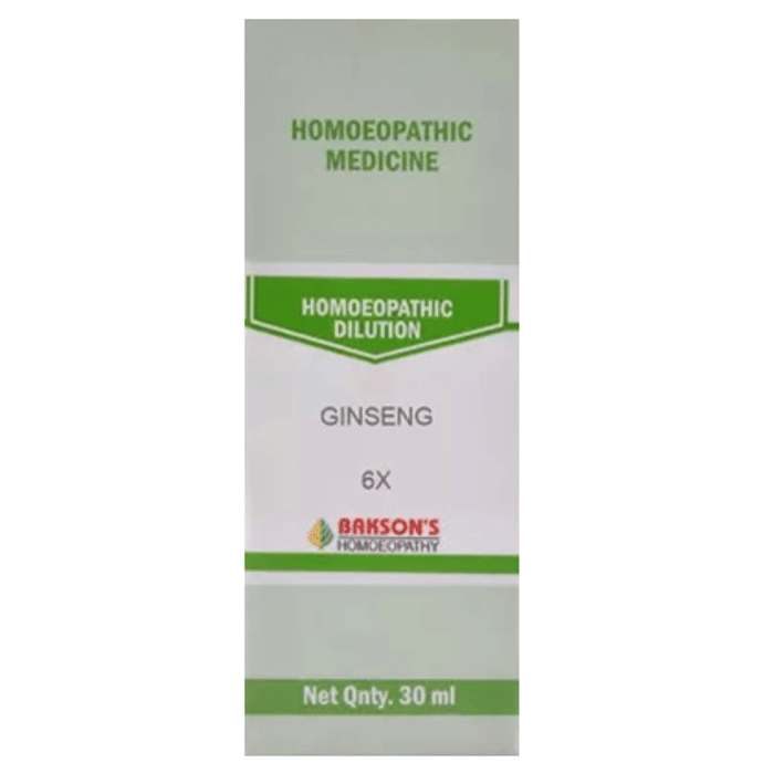 Bakson's Ginseng Dilution 6X