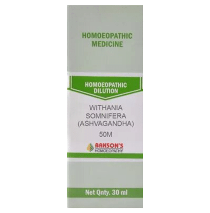 Bakson's Withania Somnifera (Ashvagandha) Dilution 50M