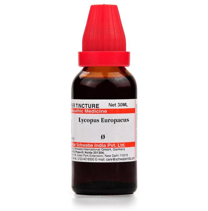 Dr Willmar Schwabe India Lycopus Europaeus Mother Tincture Q