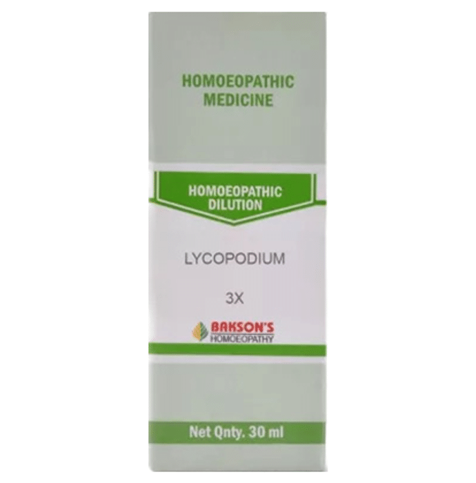 Bakson's Lycopodium Dilution 3X
