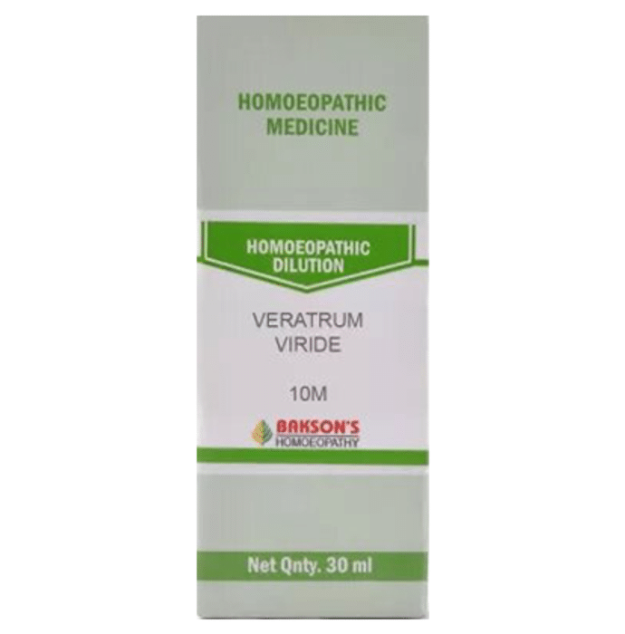 Bakson's Veratrum Viride Dilution 10M