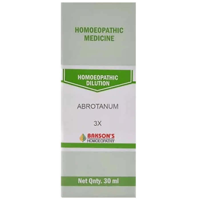 Bakson's Abrotanum Dilution 3X