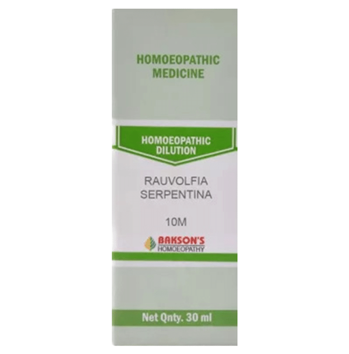 Bakson's Rauvolfia Serpentina Dilution 10M