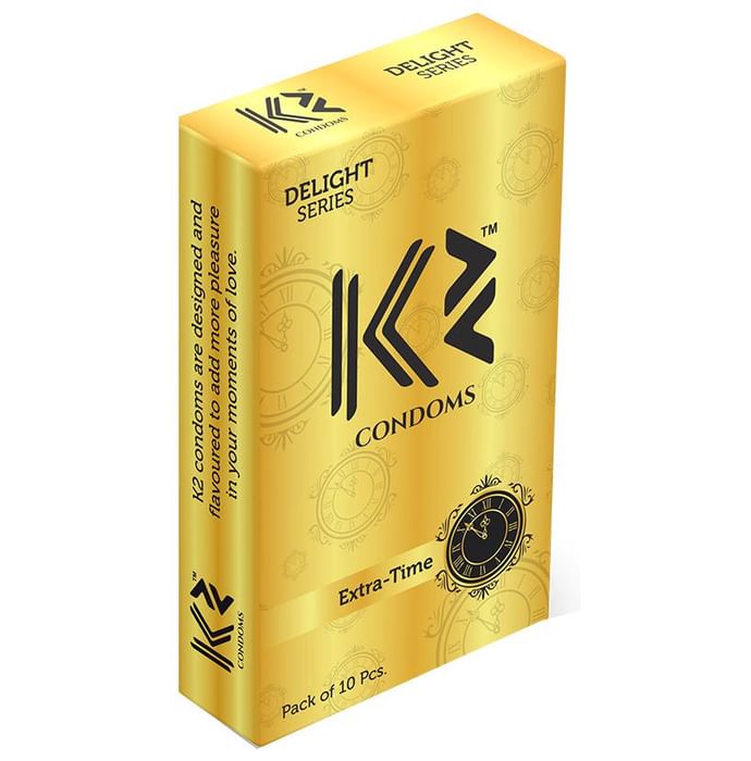 K2 Delight Series Condom with Dotted Rings Extra-Time