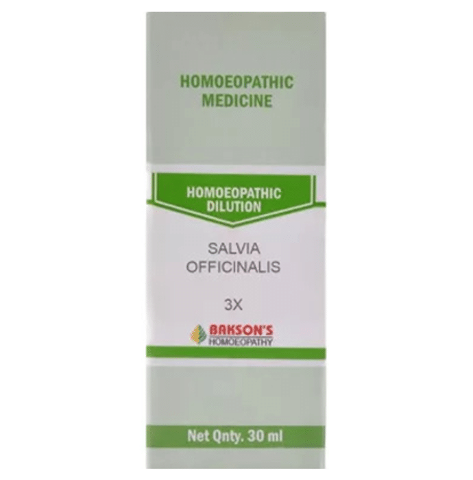Bakson's Salvia Officinalis Dilution 3X