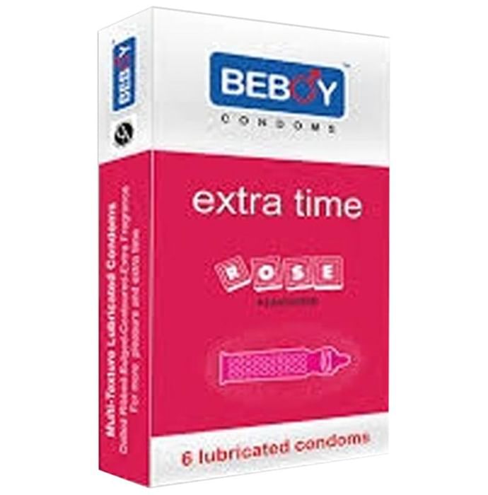 BEBOY Extra Time Flavoured Condom Rose