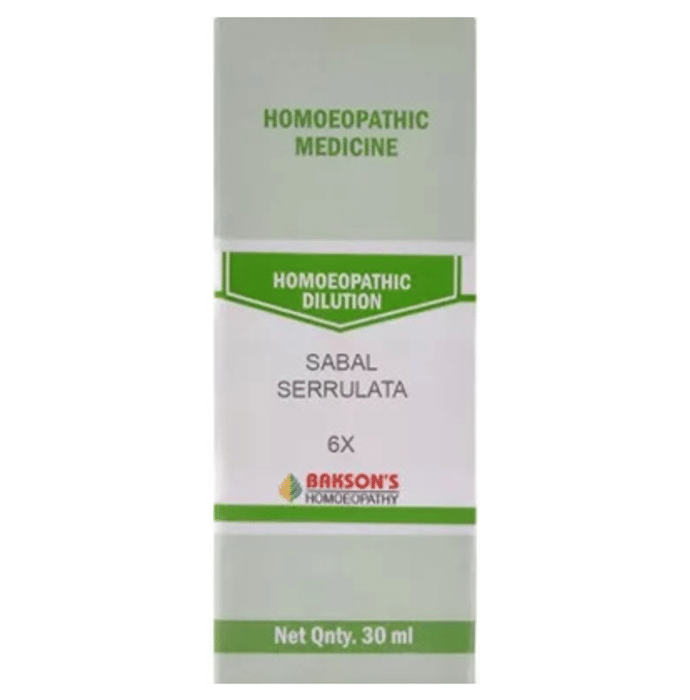Bakson's Sabal Serrulata Dilution 6X