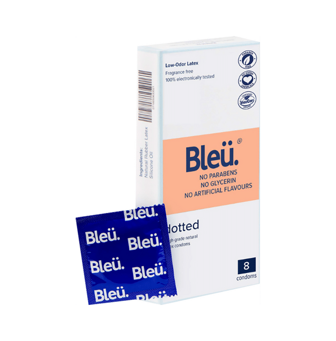 Bleu Dotted Condom
